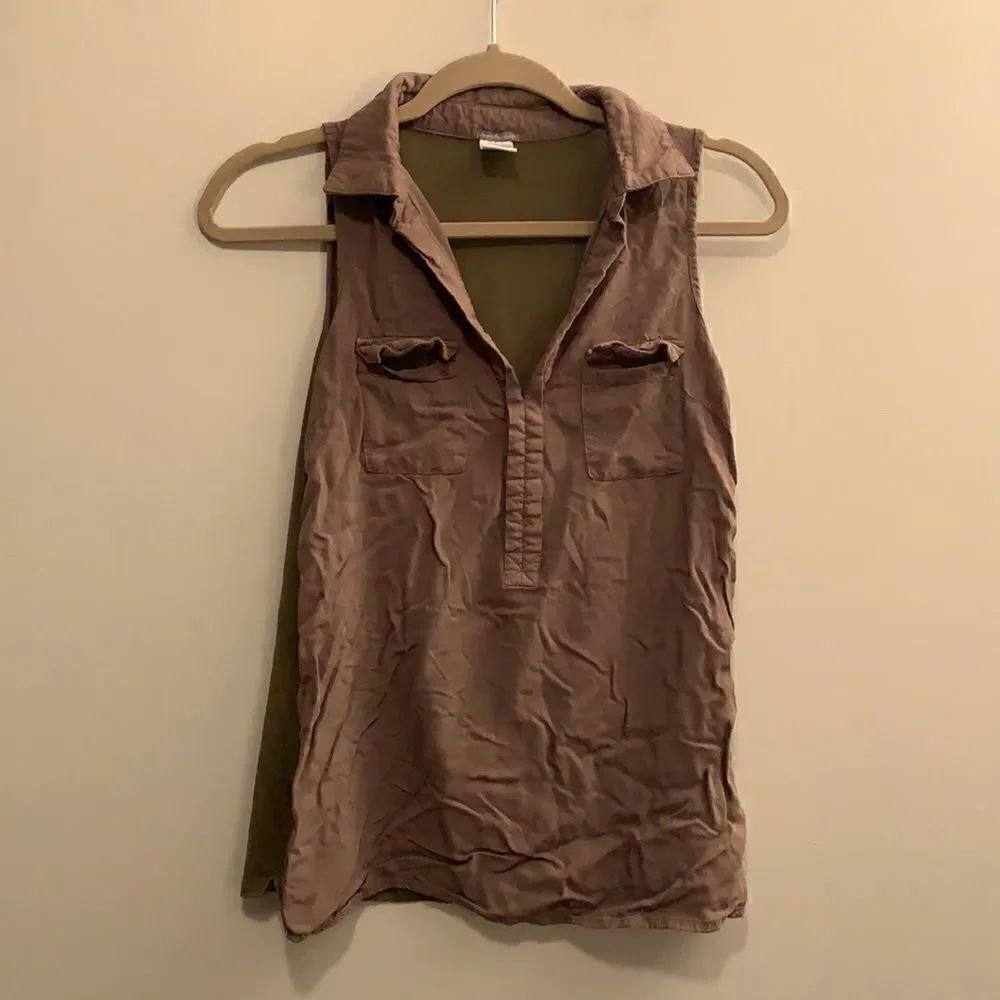 Army Green Collared Shirt
